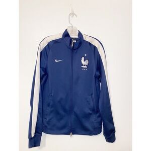 Nike France N98 Soccer Track Jacket - Size Small Navy Les Bleus